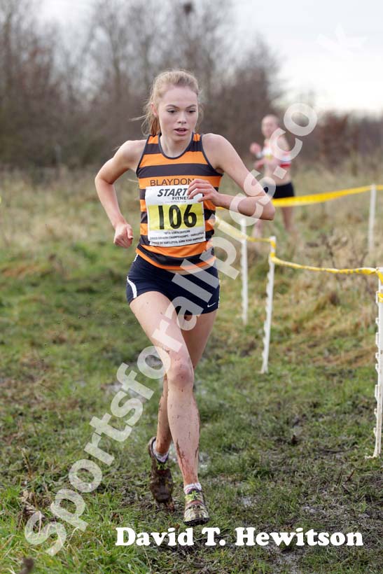 Yellow 106 the under-17 women 2012 North East Championships, Summerhill Country Park, Hartlepool.